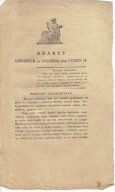 KRAKUS STYCZEŃ i LUTY 1822 / 9 egzemplarzy