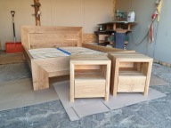 Łóżko Dębowe pod wymiar