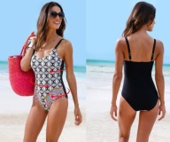 B.P.C ŚWIETNY STRÓJ KĄPIELOWY 52 D