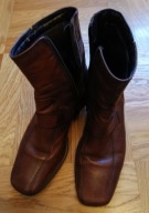 skórzane kozaki Clarks , r.41, BDB, jak Lasocki