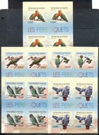 PTAKI-papugi.BURUNDI. Mi.4 ark. po 4 zn. B**2012r.