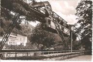 WUPPERTAL - KOLEJ PODWIESZANA - pocztówka z 1952 roku.