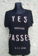 Bershka COLLECTION bluzka z printem rozm.S/M