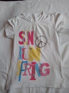 Tchibo KIDS t-shirt biały rozmiar 146/152