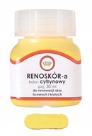RENOSKÓR FARBA LAKIER DO SKÓRY CYTRYNOWY