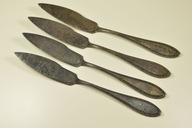 PIĘKNE PRZEDWOJENNE SYGNOWANE NOŻE DO RYB TANIO!