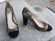VINCE CAMUTO nr 37,5/7M US wygodne czółenka skóra