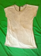 Szara, zapinana na suwak tunika marki Zavanna