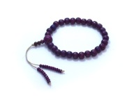MALA buddyjska bransoleta Karma Kagyu Tybet fiolet