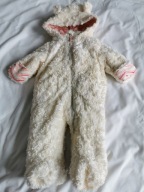 KOMBINEZON JESIEŃ ZIMA WELUR 3-6m 68cm NOWY
