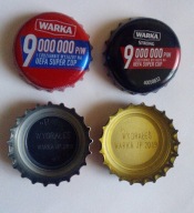 Kapsle z piwa WARKA Jasne + Strong - wygrane 2019