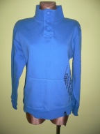 TOM TOMPSON BLUZA ZE STOJKA NIEBIESKA L XL