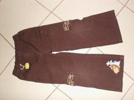 Spodnie dziecięce brązowe rozm. 104