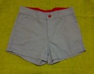 Króciutkie, niebieskie spodenki z bawełny