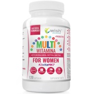 WISH Multiwitamina +probiotyk dla kobiet 120 kaps.