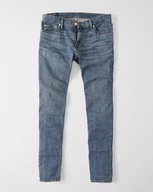 Spodnie Abercrombie Rustin Skinny 34x30 Stretch