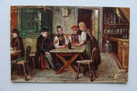 Z CYKLU WIEJSKA CHATA przedwojenna POCZTÓWKA