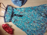 * KIRSTY * SUKIENKA LETNIA BŁĘKITNA NOWA_36