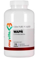 Myvita Wapń cytrynian wapnia suplement diety w proszku 250g