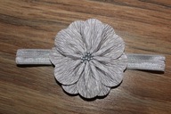 opaska dziecięca kwiat NOWA szary 42 44 46 zima