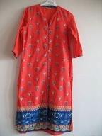 AURELIA DŁUGA KOSZULA z rozcięciem boho 38