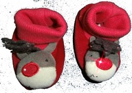 F&F BUTY BUCIKI RENIFERY J NOWE 0-3