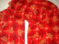 szal apaszka 35 / 165 cm jedwab, żabki