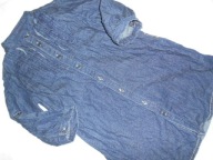 H&M EXTRA SUKIENKA JEANS ROLL UP 134