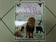 WILD ANIMALS. Sticker Puzzle Book