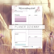 happy planer dzienny do wydruku PDF kalendarz