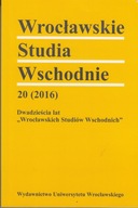 Wrocławskie Studia Wschodnie, 20 ; jak nowa