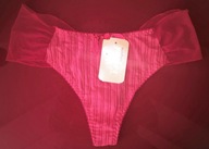 Stringi Konrad CHARMING czerwone malinowe NOWE XL