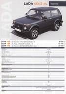 Łada 4x4 3 d prospekt 2017 Słowacja Niva