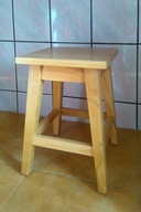 Taboret dębowy lity - nowy