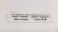 bilet SOKÓŁ Sokółka - SPARTA Augustów