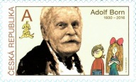 Czechy 2019 Znaczek ** Adolf Born dzieci znaczki