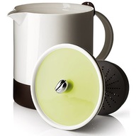 MENU DZBANEK PORCELANA ZAPARZACZ do HERBATY 1,5l. + 4 TERMOKUBKI KOMPLET