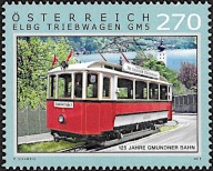 Austria 2019 Znaczek ** tramwaj transport