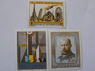 Austria - zestaw - Mi. 1782, 1783, 1793 **