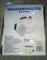 KANISTER SKADANY 20L TURYSTYCZNY SOLARNY KAMPING