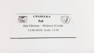 bilet STAL Głowno - WIDZEW Łódź II 15.09.2018