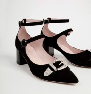 LOFT 37 PREMIUM CZARNE CZÓŁENKA ZAMSZ SZPIC 35 36