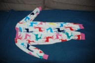 Ciepłe śpiochy bez stóp dla dziewczynki 12-18 m-cy