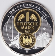 1-DM-GOLDMARK 2001 10 JAHRE ABSCHIED VON DER....
