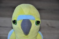 pluszak maskotka limonkowa papuga + gratis puzzle