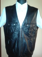 Kamizelka skórzana skóra Nowa L/XL