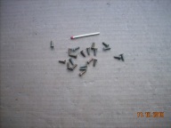 Śruby czołówki obudowy sprzętu UNITRA WS 503 303 20szt.