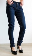 Spodnie jeansowe jeansy rurki ciemne r. 36