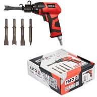 YATO MŁOTEK PNEUMATYCZNY BLACHARSKI + 4 DŁUTA KOMPOZYTOWA OBUDOWA