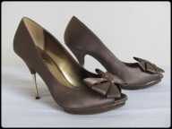 Graceland czółenka wysoka szpilka platforma 39